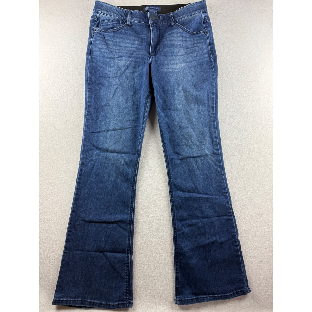 Democracy Absolution Blue Bootcut Jeans Womens 12 Medium Wash B12216WAY
